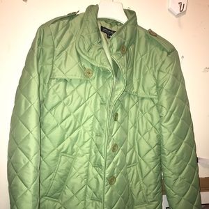 Green coat
